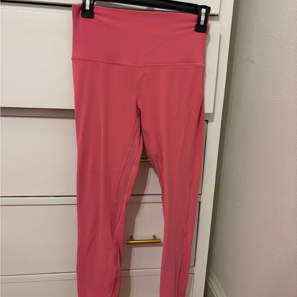 Lululemon pink leggings size 6